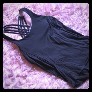 Free to be wild Lululemon top - dark gray